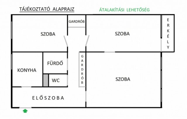 Eladó téglalakás, Budapesten, IX. kerületben 66.9 M Ft, 3 szobás