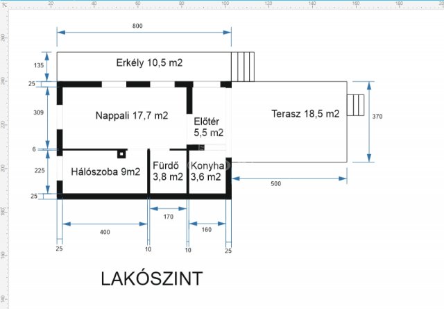 Eladó nyaraló, Bánkon 36.49 M Ft, 2 szobás