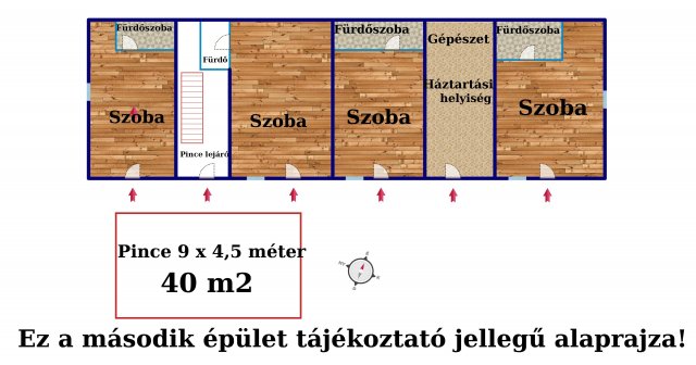 Kiadó családi ház, albérlet, Vecsésen 4500 E Ft / hó