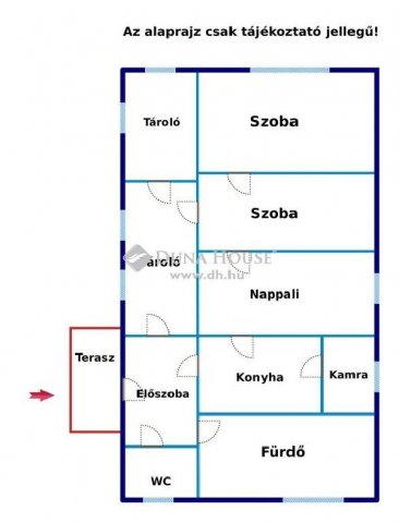 Eladó családi ház, Üllőn, Faiskola utcában 54.9 M Ft, 3 szobás