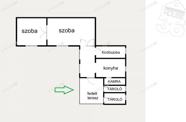 Eladó családi ház, Kecskeméten 53 M Ft, 2 szobás
