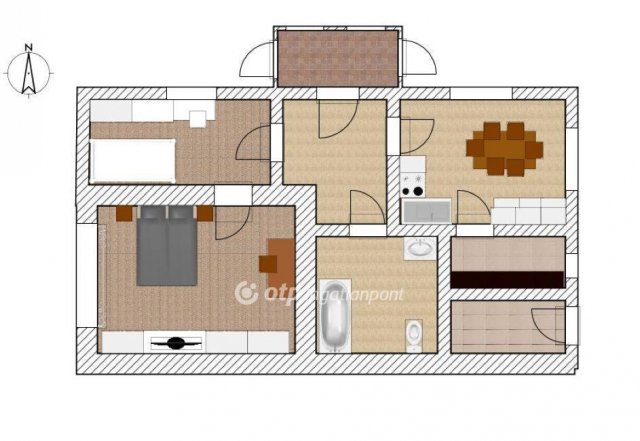Eladó családi ház, Szentesen 16.5 M Ft, 1+1 szobás