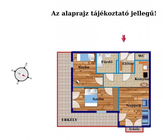 Eladó téglalakás, Budapesten, XX. kerületben, Vízisport utcában