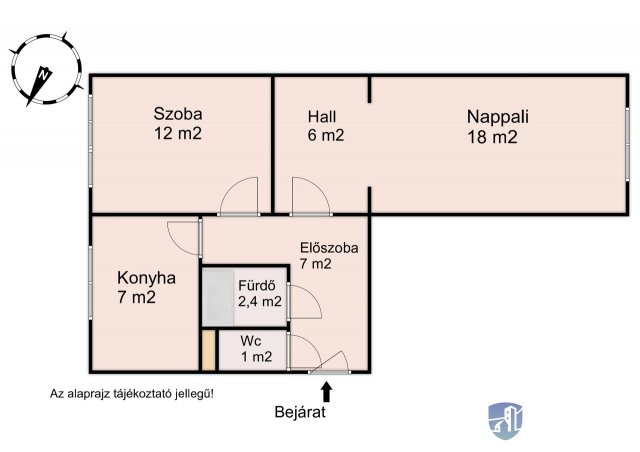 Eladó panellakás, Győrött 32.9 M Ft, 2 szobás