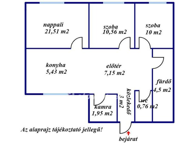 Eladó panellakás, Kecskeméten 44.8 M Ft, 3 szobás