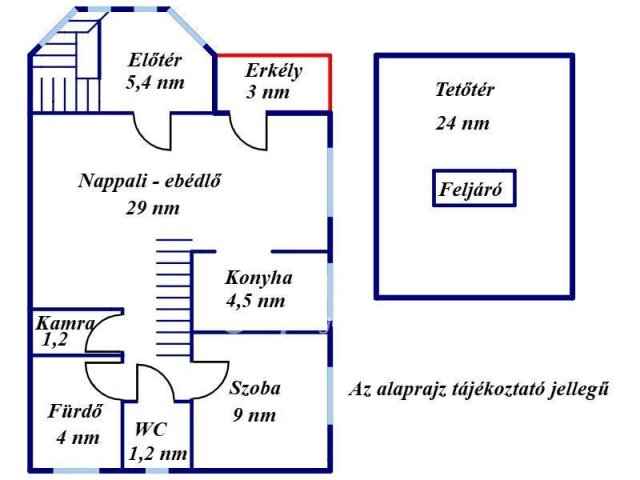 Eladó téglalakás, Jászberényben 44.9 M Ft, 2 szobás