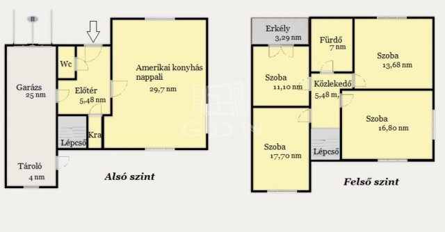Eladó ikerház, Budapesten, XVIII. kerületben 109.9 M Ft, 5 szobás