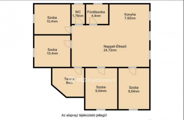 Eladó családi ház, Debrecenben 38 M Ft, 1+4 szobás