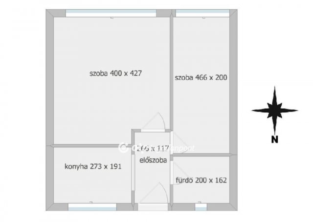 Eladó téglalakás, Salgótarjánban, Zöldfa úton 3.3 M Ft