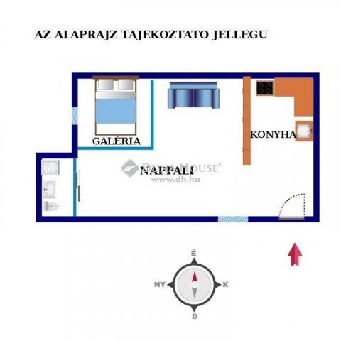 Eladó téglalakás, Budapesten, VII. kerületben 47 M Ft, 1 szobás