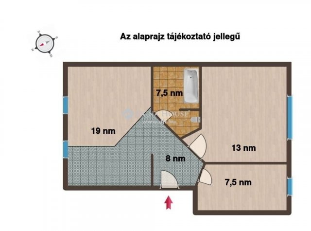 Eladó téglalakás, Budapesten, XIV. kerületben 65 M Ft, 3 szobás