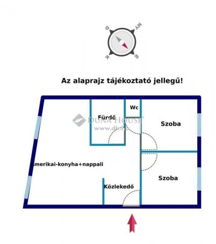 Eladó téglalakás, Nagykanizsán 35.9 M Ft, 1+2 szobás