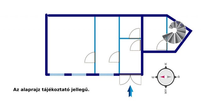 Eladó téglalakás, VI. kerületben, Bajcsy-Zsilinszky úton