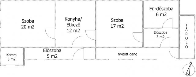 Eladó családi ház, Dombóváron 14.9 M Ft, 2 szobás