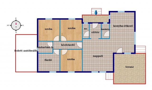 Eladó családi ház, Kecskeméten 88 M Ft, 4 szobás