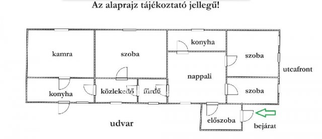 Eladó családi ház, Szegeden, Szerb utcában 59 M Ft, 5 szobás