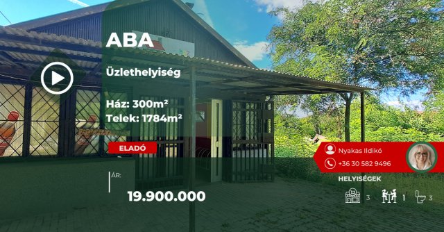 Eladó ipari ingatlan, Abában 19.9 M Ft / költözzbe.hu