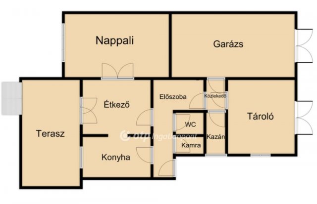 Eladó családi ház, Ebesen 52.9 M Ft, 3 szobás