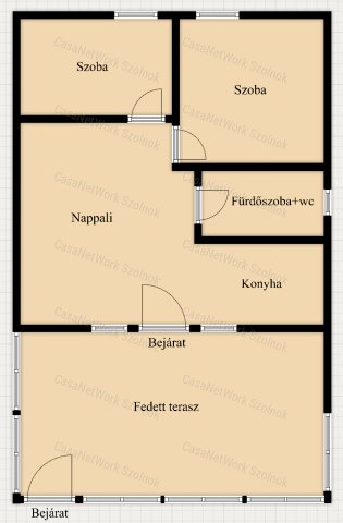 Eladó nyaraló, Törökszentmiklóson 30 M Ft, 1+1 szobás