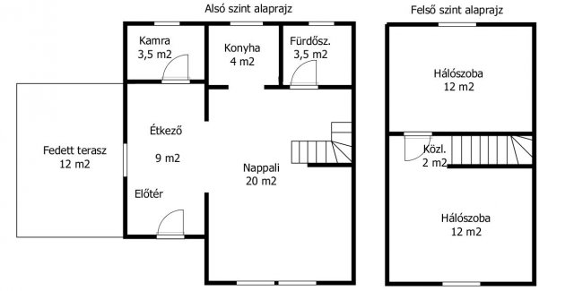 Eladó nyaraló, Tasson 34.9 M Ft, 3 szobás / költözzbe.hu