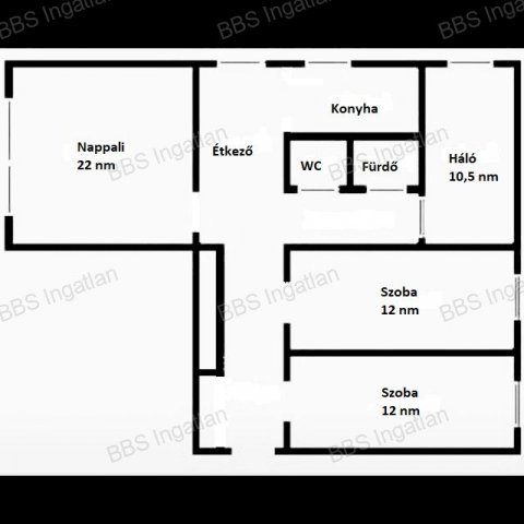 Eladó panellakás, Veszprémben 50.99 M Ft, 1+3 szobás