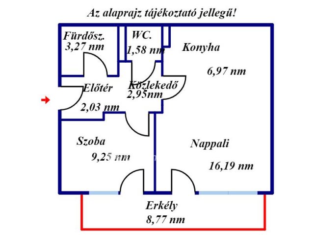 Eladó téglalakás, Kecskeméten 48.8 M Ft, 1+1 szobás