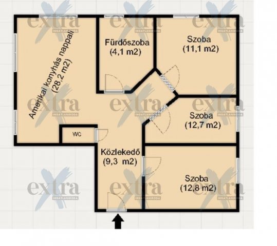Kiadó téglalakás, albérlet, Szegeden 330 E Ft / hó, 4 szobás
