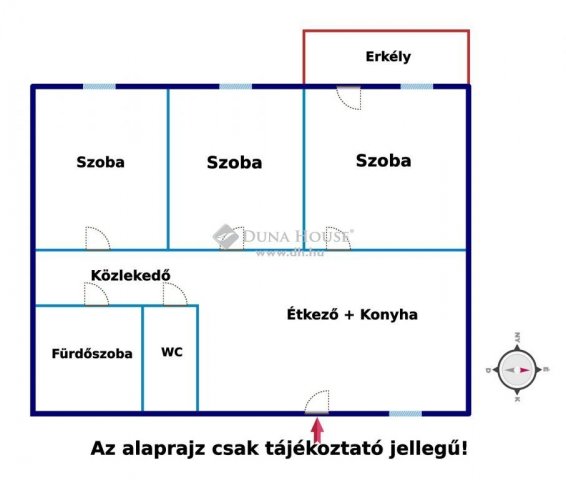 Eladó panellakás, Budapesten, XXI. kerületben 48.9 M Ft, 3 szobás