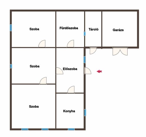 Eladó családi ház, Tiszakécskén 60 M Ft, 3 szobás