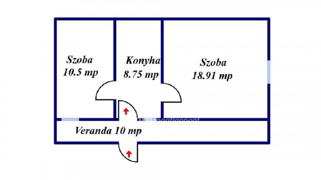 Eladó családi ház, Nagykerekin 4.8 M Ft, 1+1 szobás