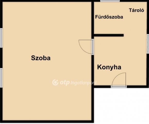 Eladó családi ház, Debrecenben 10.5 M Ft, 1 szobás