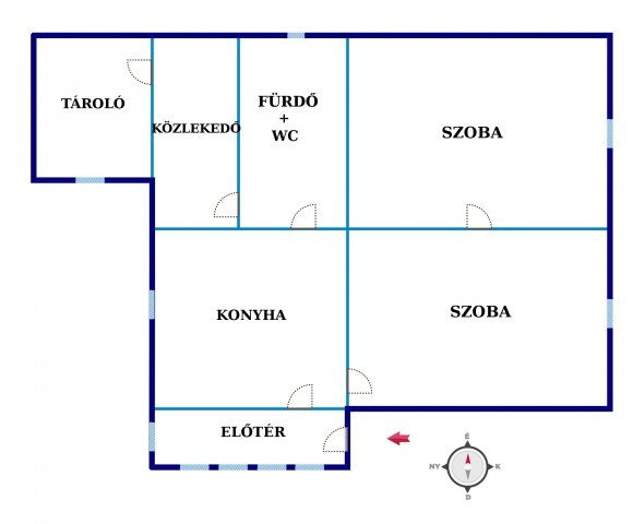 Eladó családi ház, Szalkszentmártonon 15.8 M Ft, 2 szobás