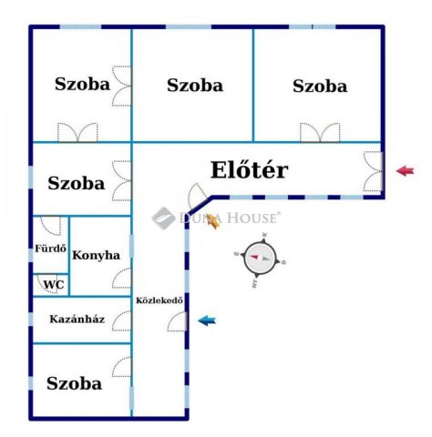 Eladó családi ház, Kiskunfélegyházán 45 M Ft, 5 szobás