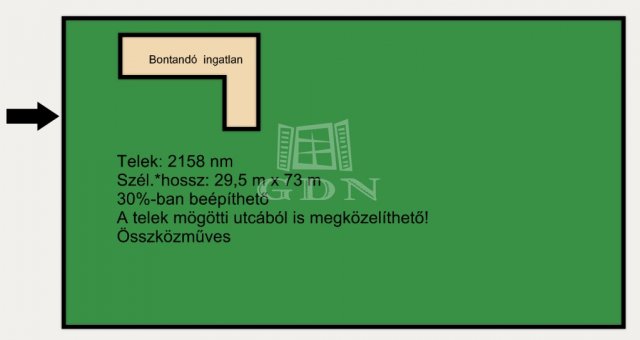 Eladó telek, Farmoson 9 M Ft / költözzbe.hu