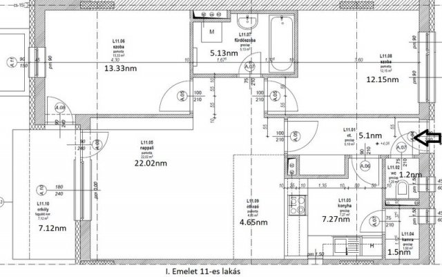 Eladó téglalakás, Érden 83.6 M Ft, 3 szobás