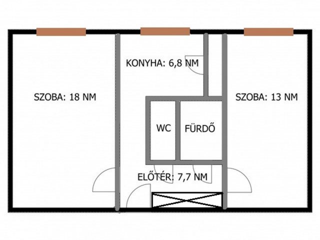 Eladó téglalakás, Budapesten, XVII. kerületben 39.8 M Ft