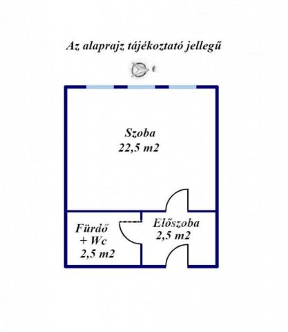 Eladó téglalakás, Szolnokon 18.9 M Ft, 1 szobás