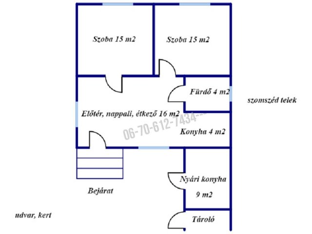 Eladó családi ház, Hatvanban 27.5 M Ft, 2 szobás