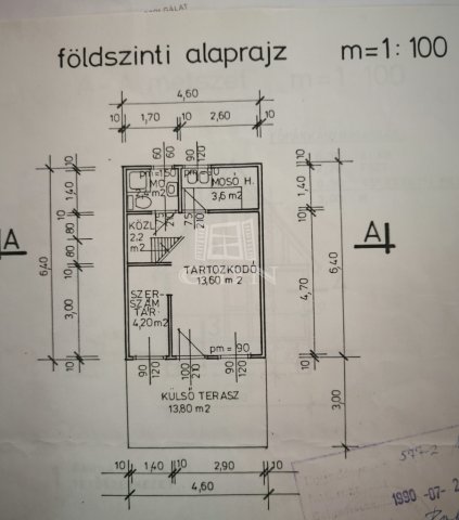 Eladó családi ház, Vácegresen 35 M Ft, 1+3 szobás