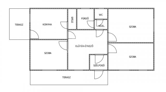 Eladó családi ház, Hajdúszoboszlón, Ady Endre utcában 54.5 M Ft