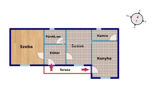 Eladó családi ház, Sárbogárdon 16.9 M Ft, 2 szobás