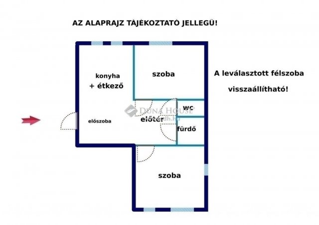 Eladó panellakás, Budapesten, XIX. kerületben 42.9 M Ft, 2 szobás