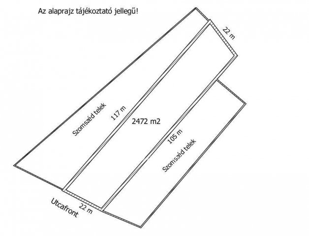 Eladó telek, Győrújbaráton 50 M Ft / költözzbe.hu