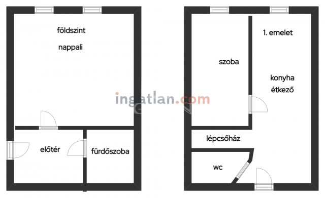 Eladó nyaraló, Szigetszentmiklóson 19.9 M Ft, 2 szobás