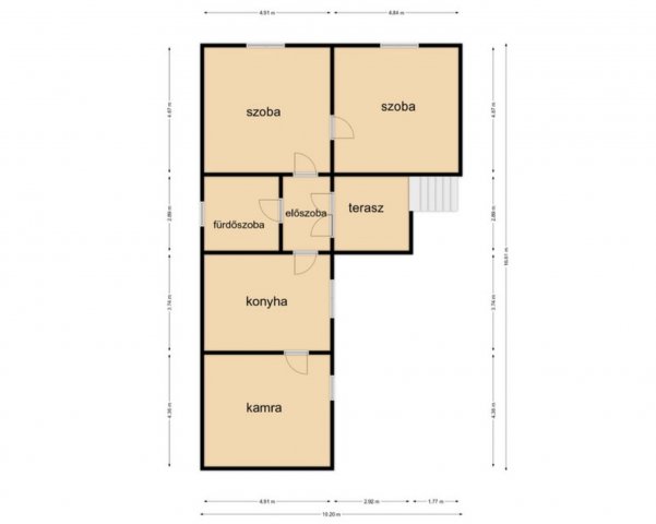 Eladó családi ház, Hajdúhadházon 39.9 M Ft, 2 szobás