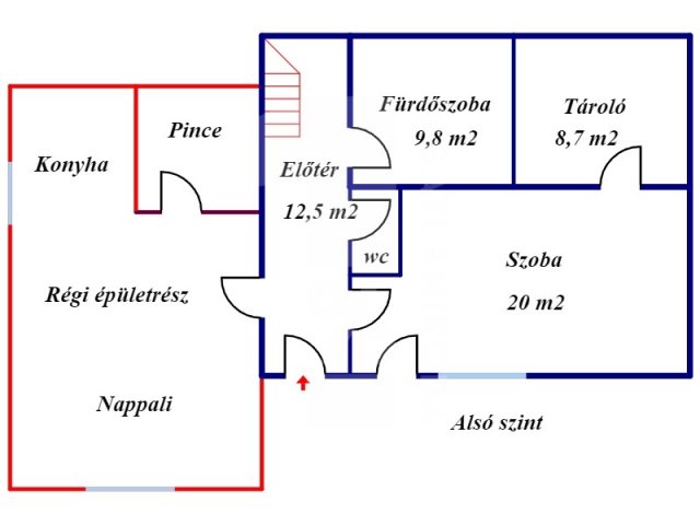 Eladó családi ház, Pécsett 89.9 M Ft, 5 szobás