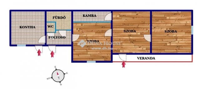 Eladó családi ház, Cecén 13.99 M Ft, 3 szobás