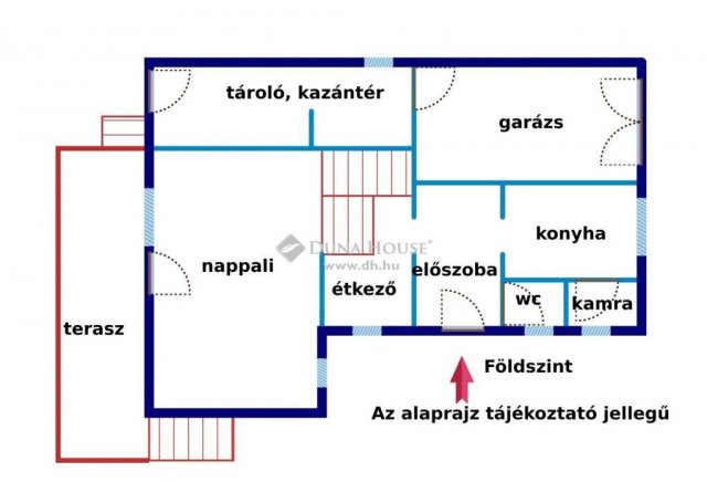 Eladó családi ház, Érden, Nyitra utcában 78 M Ft, 3 szobás