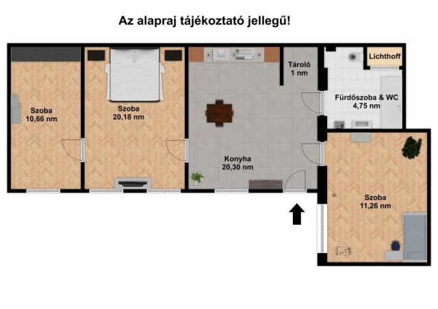 Eladó téglalakás, Budapesten, V. kerületben, Váci utcában