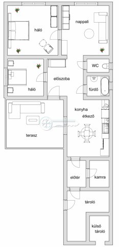 Eladó családi ház, Szegeden 53 M Ft, 3 szobás